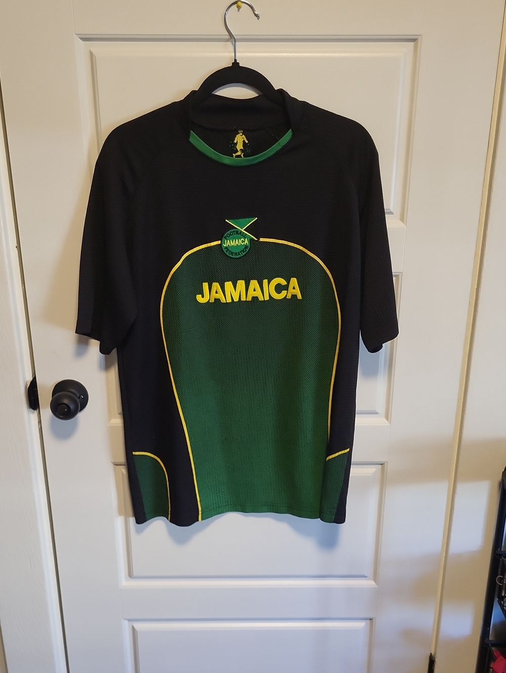 Umbro Black, Green & Yellow Jamaica Men's Jersey